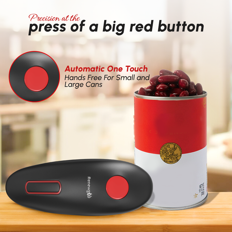GooChef Electric Can Opener One-Touch Kitchen Handheld Open Quality by Renewgoo