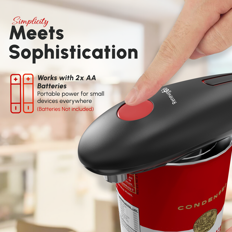 GooChef Electric Can Opener One-Touch Kitchen Handheld Open Quality by Renewgoo