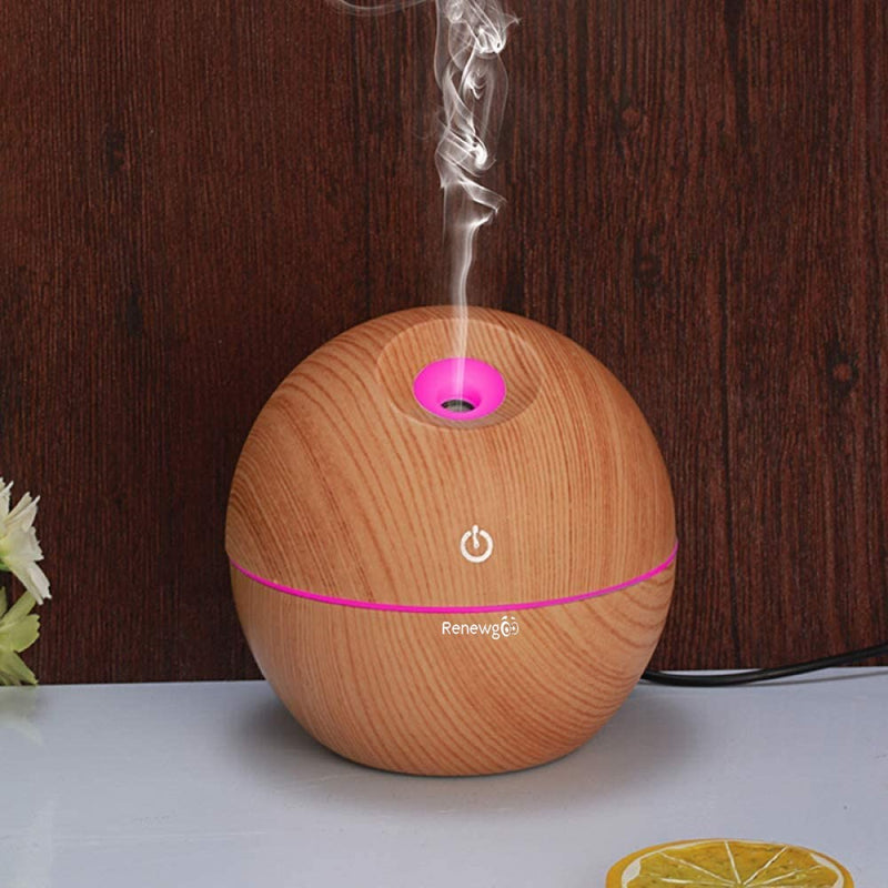 The modern alternative to oil burners. The Renewgoo diffuser uses an ultrasonic motor to pump out the water so it’s very quiet during use