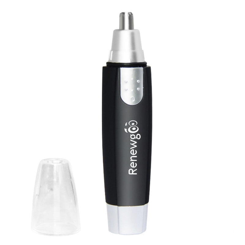 Made of high quality stainless steel, the Renewgoo nose and ear trimmer can easily, painlessly, comfortably and effectively remove excess hair from the nose and ears