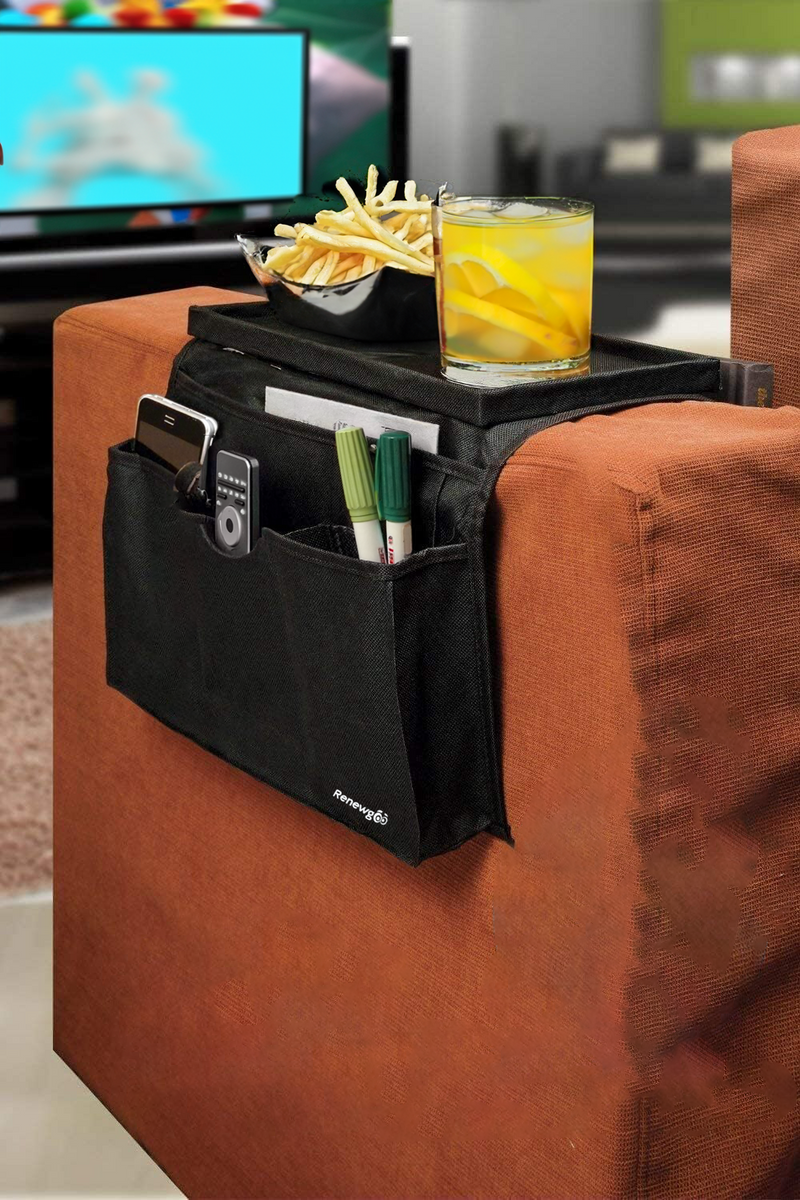 DIY Couch Cup Holder and Remote Caddy