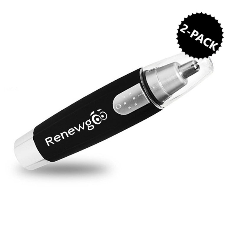 Made of high quality stainless steel, the Renewgoo nose and ear trimmer can easily, painlessly, comfortably and effectively remove excess hair from the nose and ears