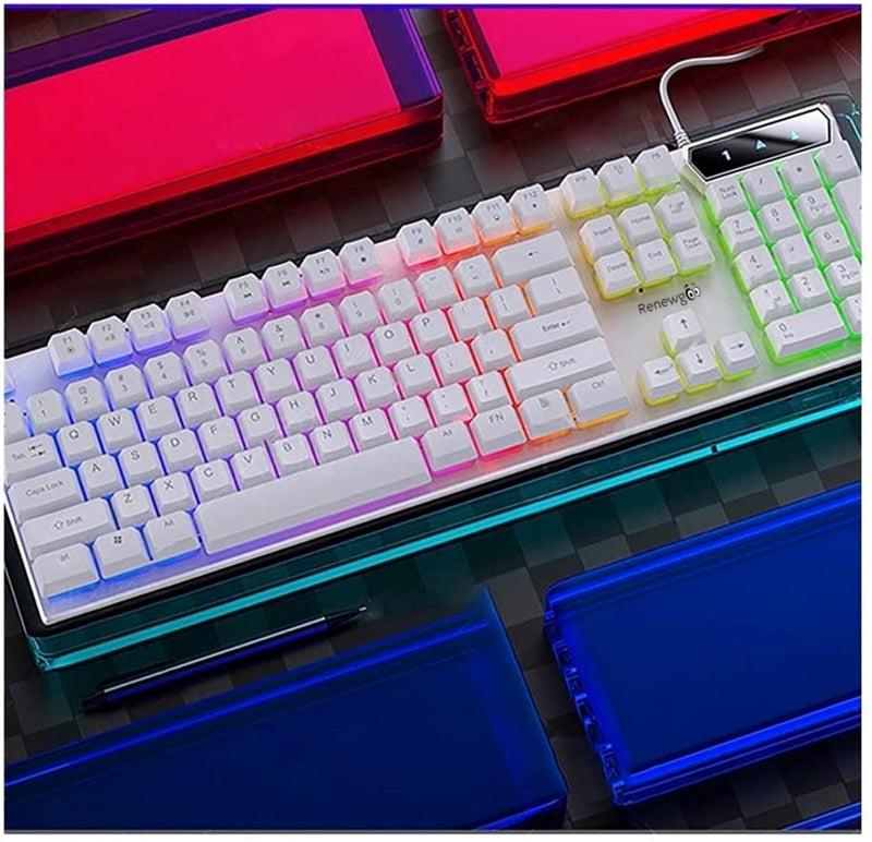 Colorful backlight with a multi-color look