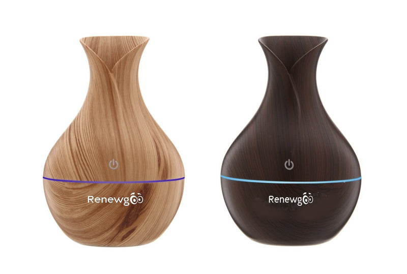 The Renewgoo Aroma Vase Diffuser humidifies the air in the room during summer and winter, refreshing the quality of air with your scent of choice
