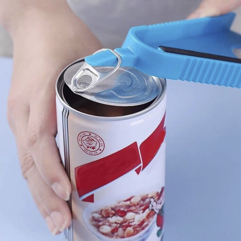 Multifunctional Bottle Opener Plastic Can Opener Water Bottle Gripper Jar  Lid Remover Pull Tab Soup for