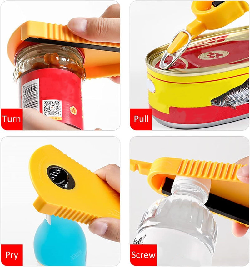 Kitchen Aid: This multi-bottle jar opener is a great help for the elderly or anyone with low strength.