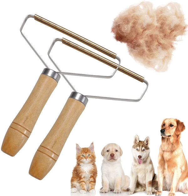 Renewgoo Lint Brush Clothing Fuzz Remover Fabric Shaver Tool for Shirts Sweaters Coats Clothes Furniture and More, Remove Pet Hair Fur Dogs Cats