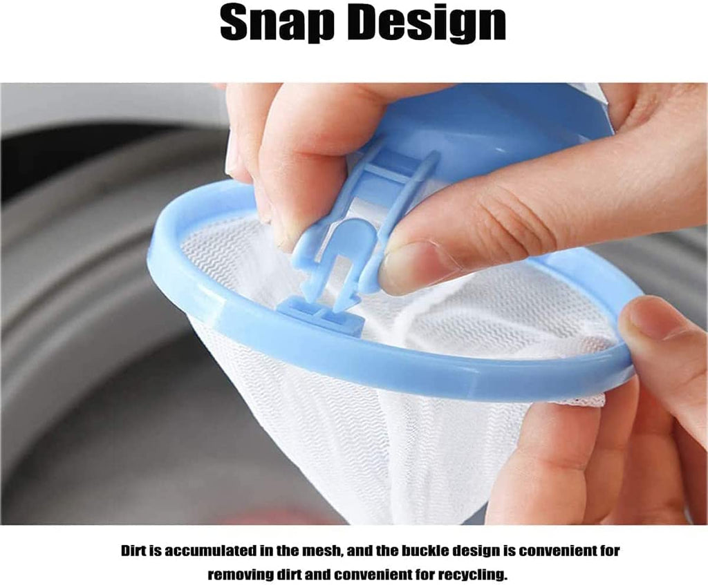 Reusable Washing Machine Floating Lint Mesh Bag Portable Washer Lint  Catcher, Hair Filter Net Pouch, Washer Hair Catcher, Washing Machine Lint  Trap for Household Tool 